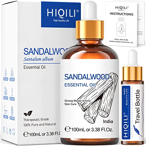 HIQILI Sandalwood Essential Oils 3.38 Oz