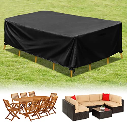 HIRALIY 118 Inch Patio Furniture Cover
