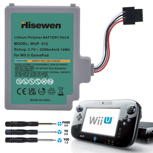 Hisewen Wii U Gamepad Battery Replacement