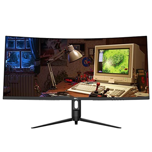 HKC 34 inch 4K Ultrawide 144Hz Curved Gaming Monitor