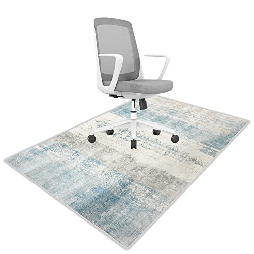 Hlimior Office Chair Mat for Hardwood Floor, Anti-Slip Desk Chair Mat
