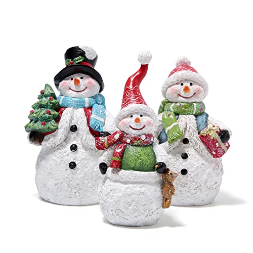 Hodao Christmas Snowman Family Decorations