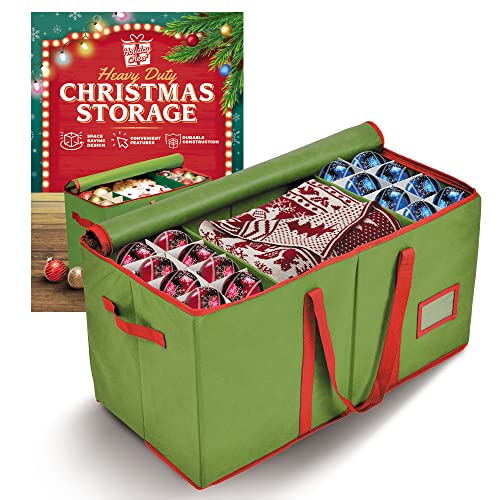 Holiday Cheer Christmas Ornament Storage