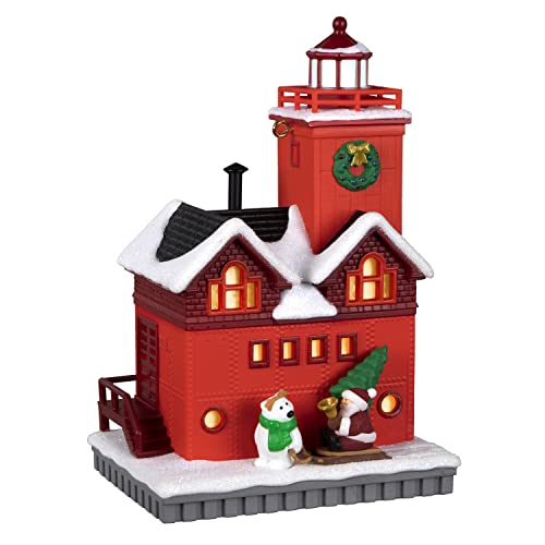 Holiday Lighthouse Ornament 2022