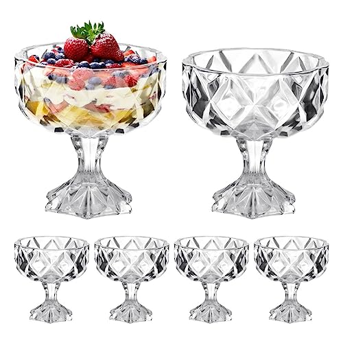 Homaisson Glass Dessert Bowls