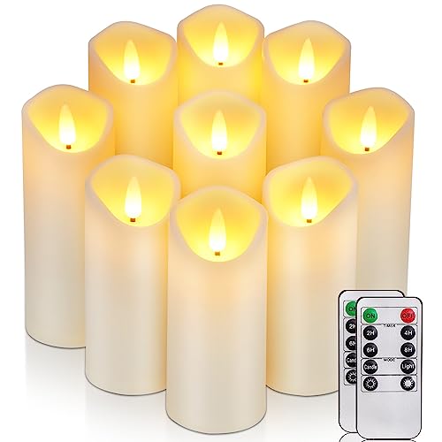 Homemory Flameless Candles: LED Candles with Remote Timers