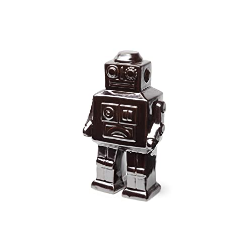 HomeRoots Silver Metal Robot Shaped Sculpture