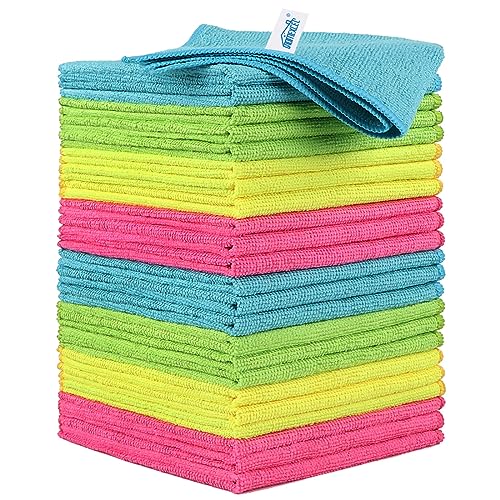 HOMEXCEL Microfiber Cleaning Cloths, 24 Pack
