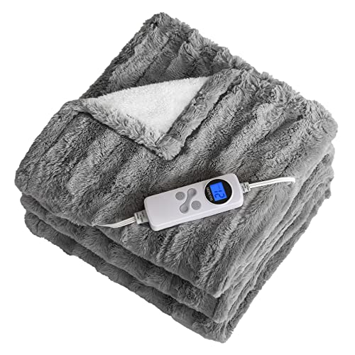 HOMLYNS Electric Heated Blanket - Soft & Cozy