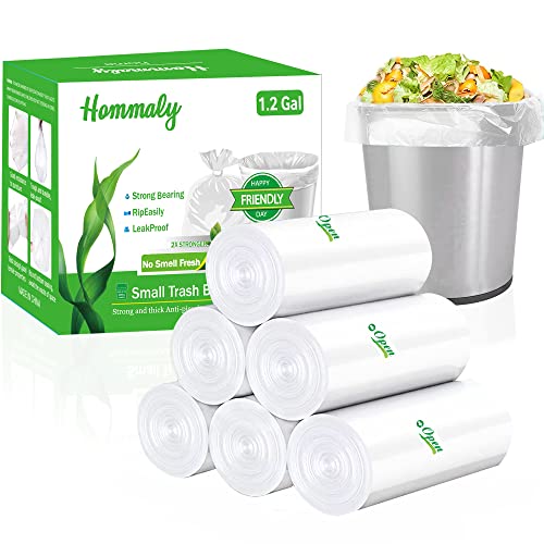 200 Counts 4-6 Gallon Trash Bags, Small Trash Can Liners, 4 5 6 Gallon  Waste Basket Bags, Unscented, Tear-resistant And Size Expanded, Suitable  For Bathroom, Bedroom And Kitchen, More Sturdy And Stronger!