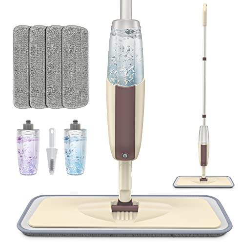 HOMTOYOU Spray Mop for Floor Cleaning
