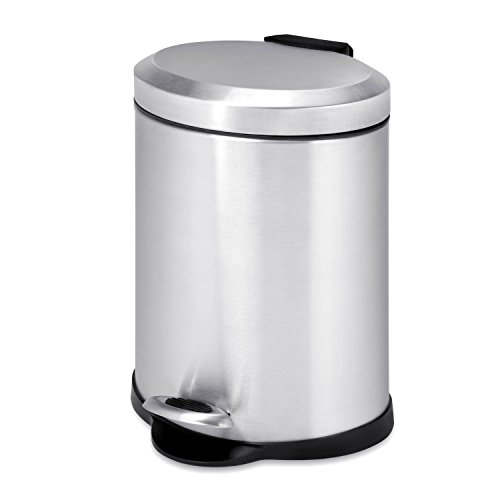 Honey-Can-Do Oval Stainless Steel Step Can