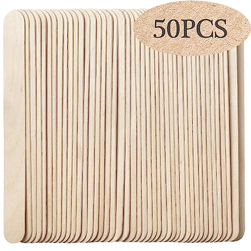 Dukal Wax Popsicle Stick 1/4 x 3 1/2. Pack of 100 Wooden Waxing Sticks  X-Small. Paint Stir Sticks for Home Use or Salon. Wood Sticks for Waxing  Hair