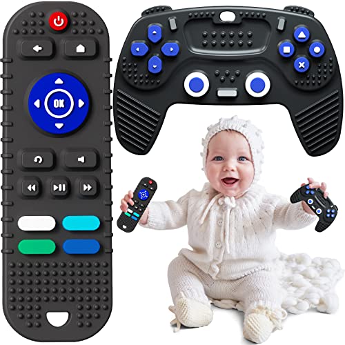 HOPEEYE Remote Control and Game Controller Teething Toys