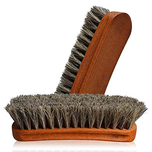 Horsehair Shoe Brush and Cleaning Set