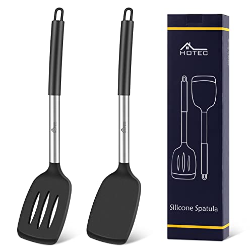 HOTEC Heat Resistant Silicone Spatulas: Durable, Versatile, and Stylish