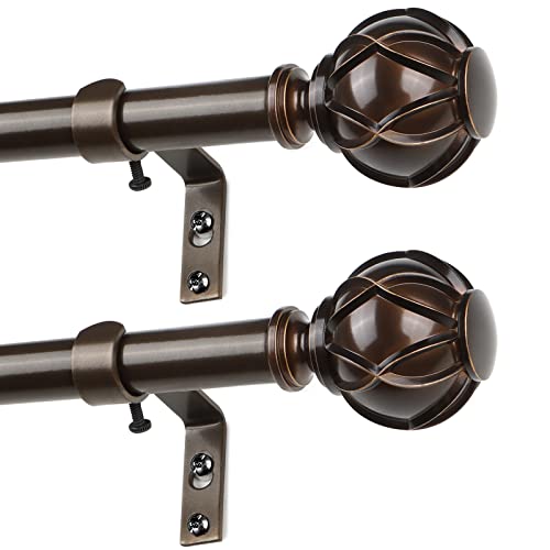 HOTOZON 3/4 Inch Curtain Rods