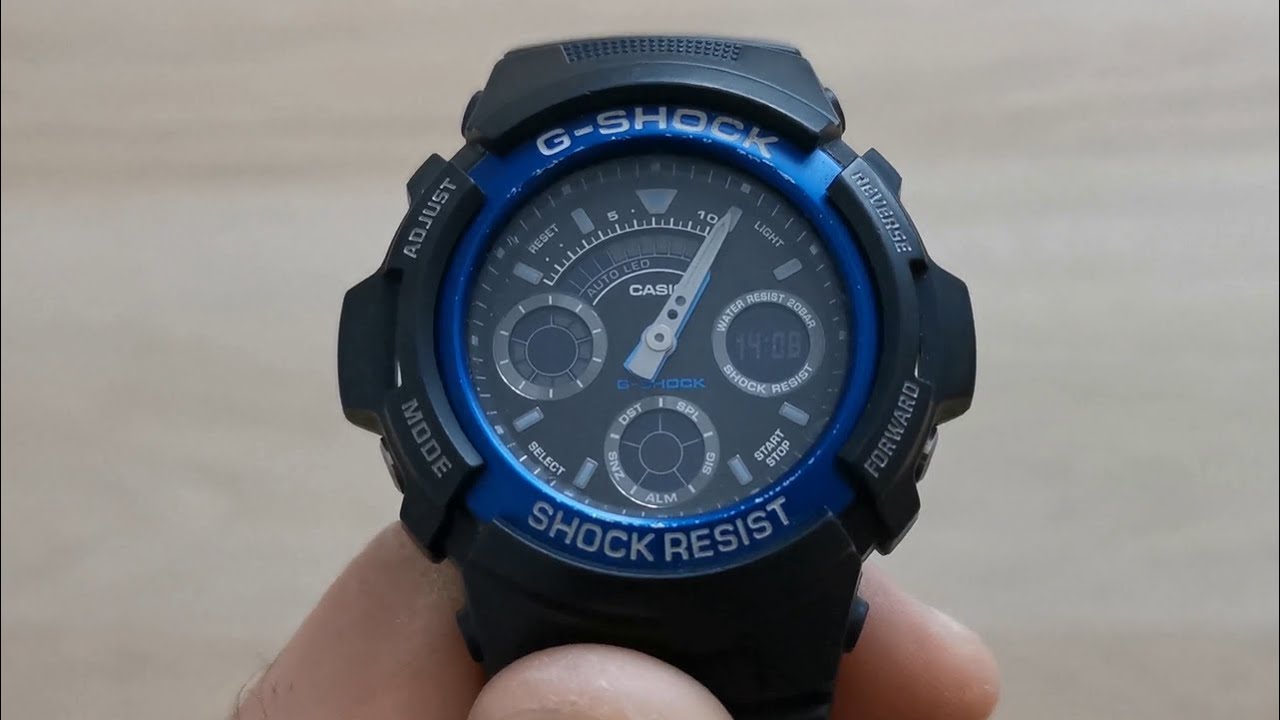 How To Adjust Time On A G-Shock Analog And Digital Watch