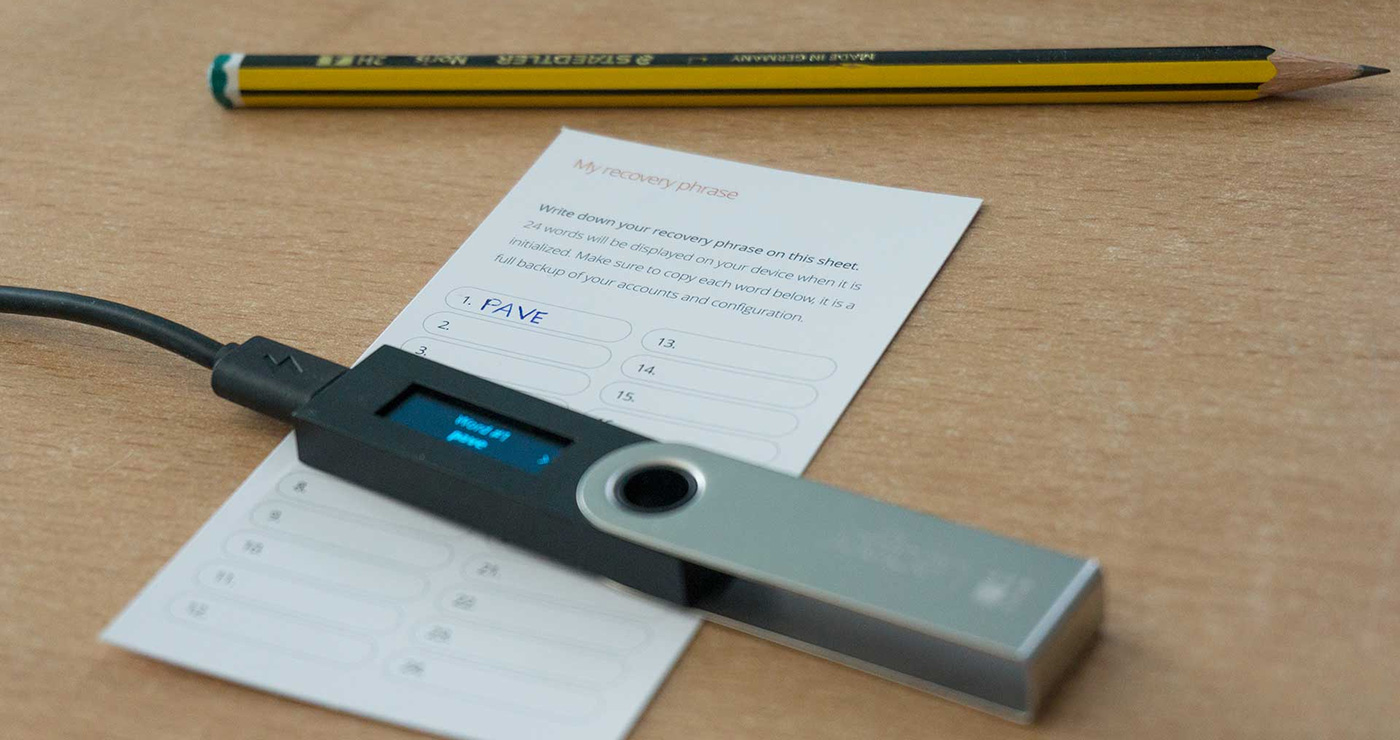 How To Back Up Ledger Nano S With Paper