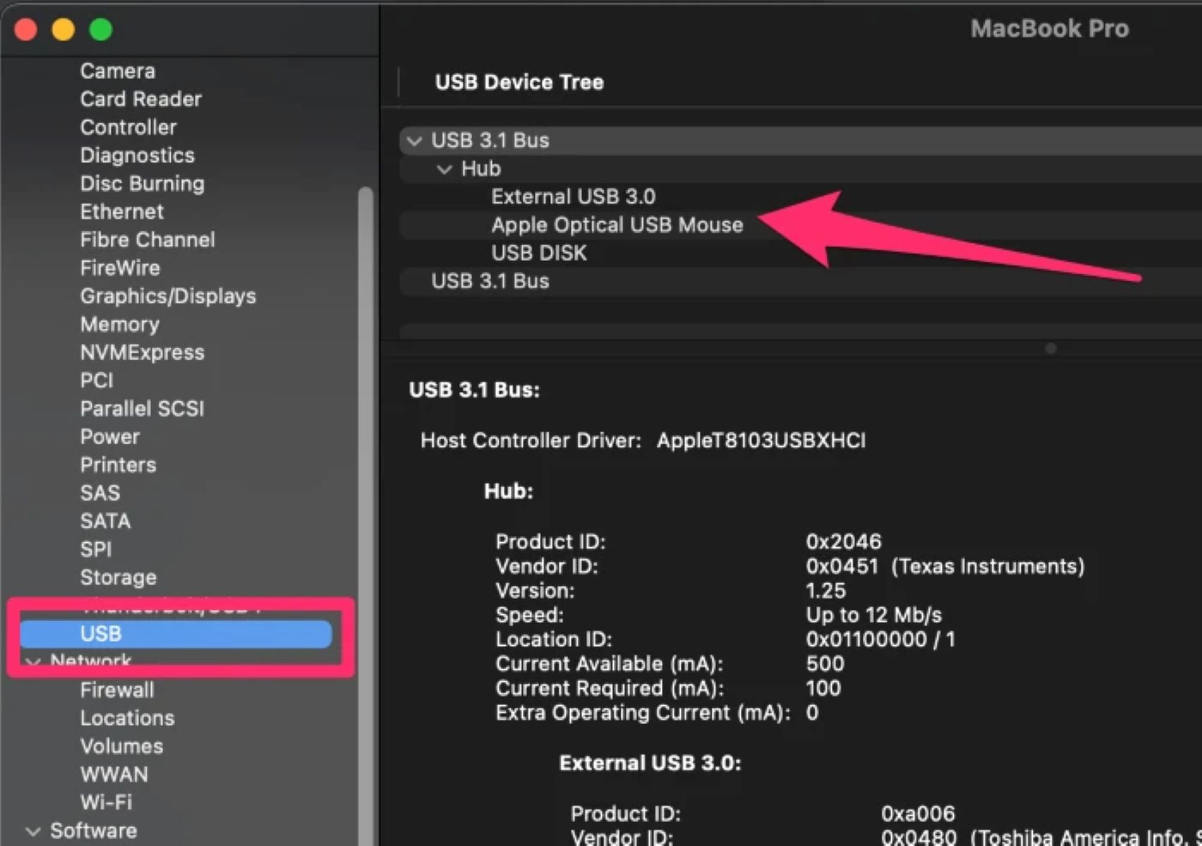 How To Determine USB Hub Speed On MacOS X
