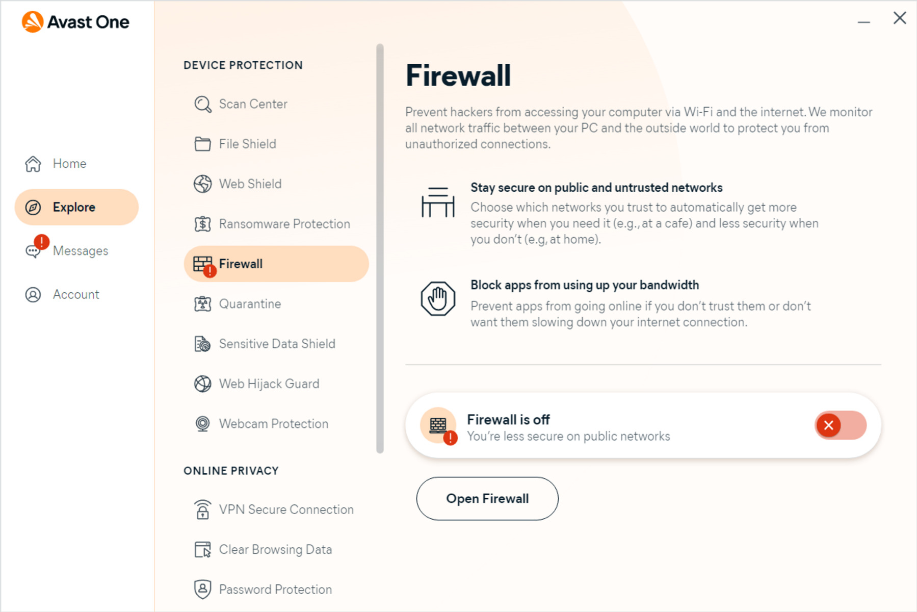 How To Open A Port In Avast Internet Security Firewall