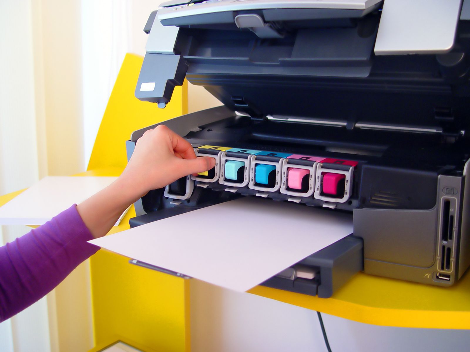 How To Remove Printer Ink From Printer