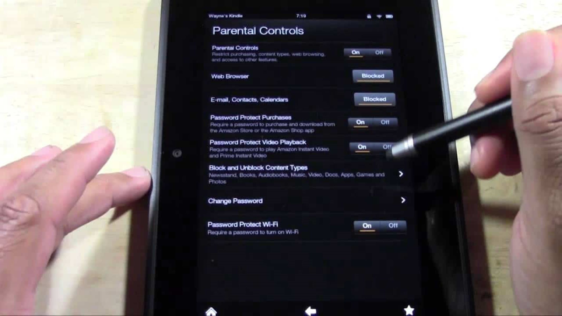 How To Reset Kindle Fire Parental Control Password