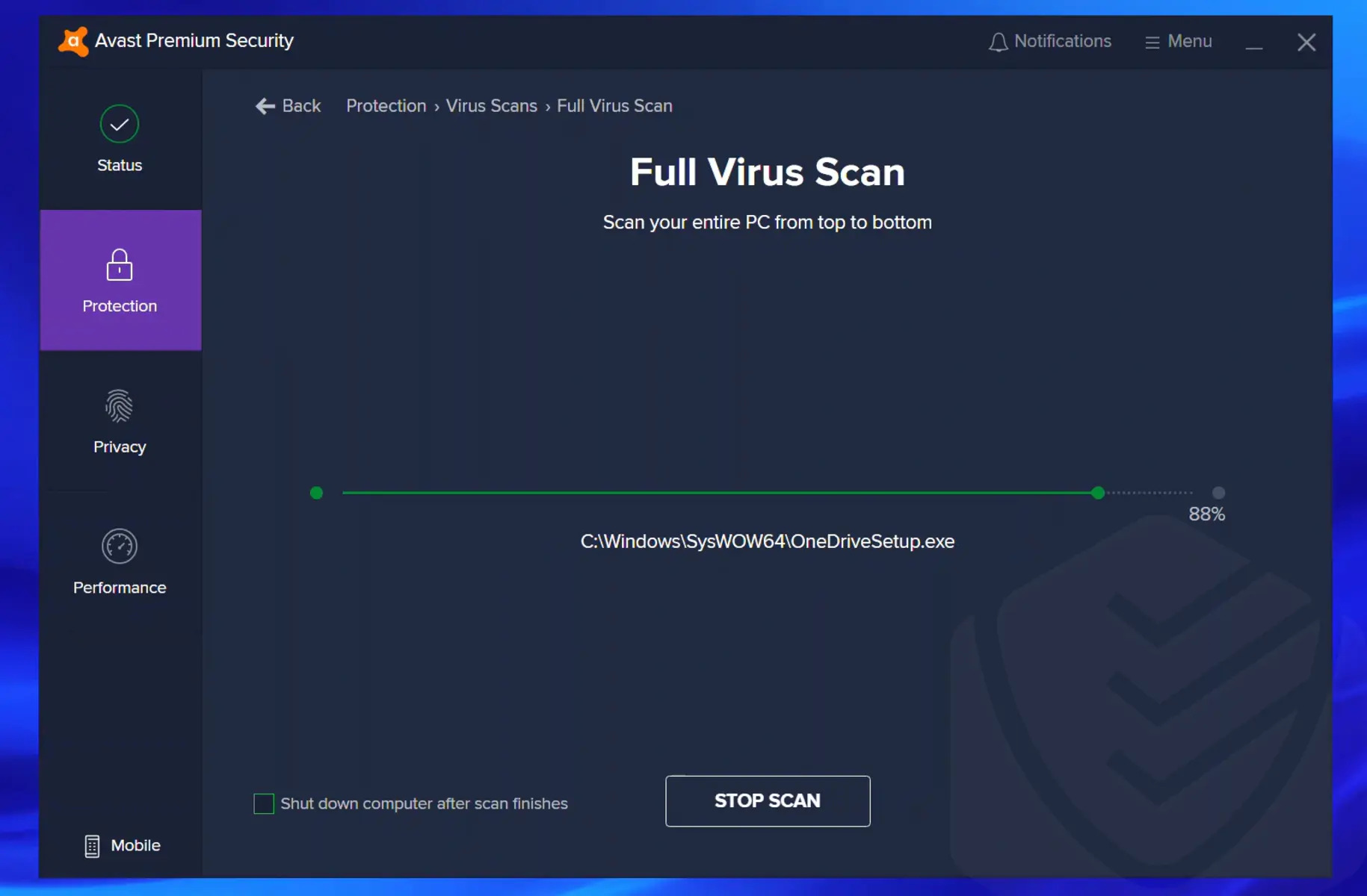 How To Run Avast Internet Security Boot Scan