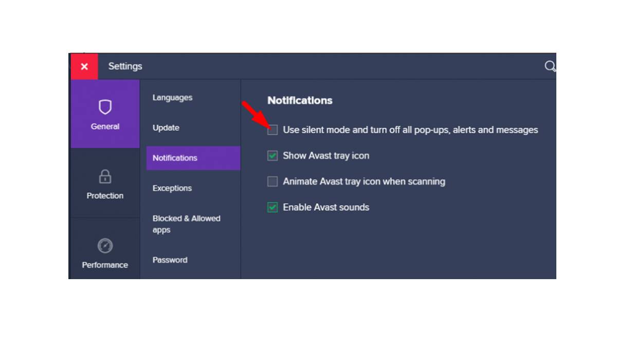 How To Turn Off Pop-Ups In Avast Internet Security