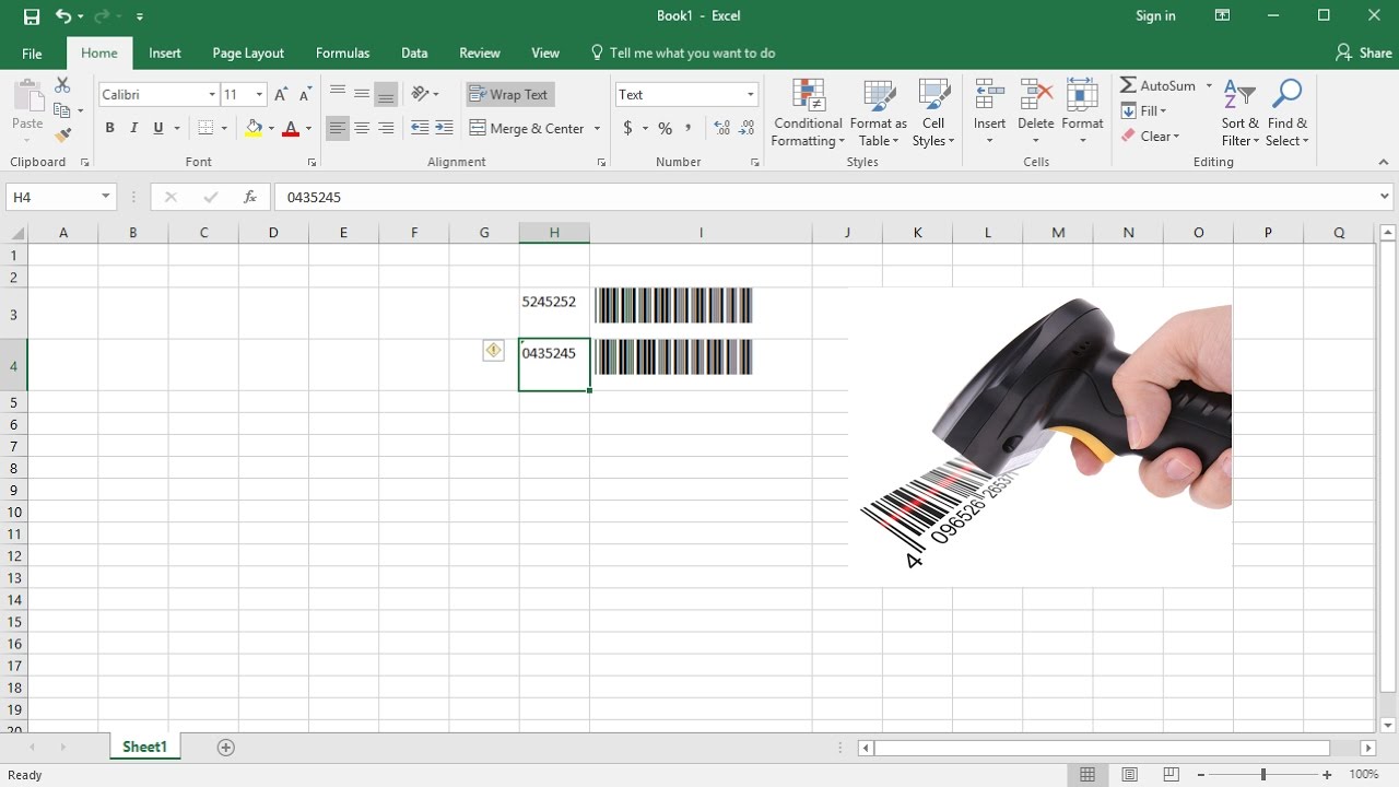 How To Use Barcode Scanner With Excel