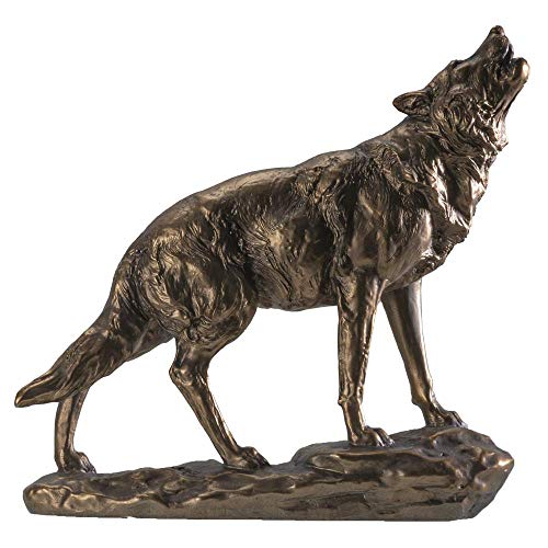 Howling Wolf Figurine Statue