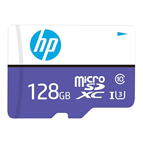 HP 128GB mx330 Class 10 U3 microSDXC Flash Memory Card