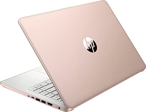 HP 14 Laptop - Rose Gold, Intel Celeron N4120, 8GB RAM, 192GB Storage, Windows 11