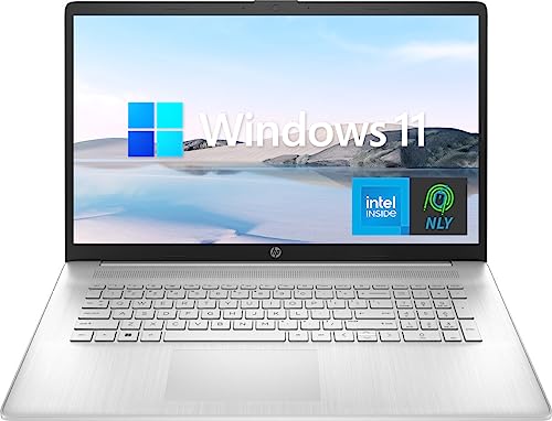 HP 17.3'' Laptop with Intel Quad Core i3-1125G4 Processor, 20GB RAM, 1TB SSD - Silver