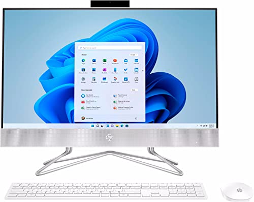 HP 2023 Newest 24'' FHD IPS All-in-One Desktop PC