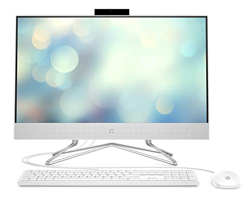 HP 22" All-in-One Desktop with AMD Athlon Silver Processor