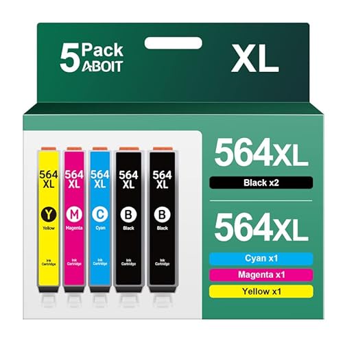 HP 564XL High Yield Ink Cartridges (5 Pack)