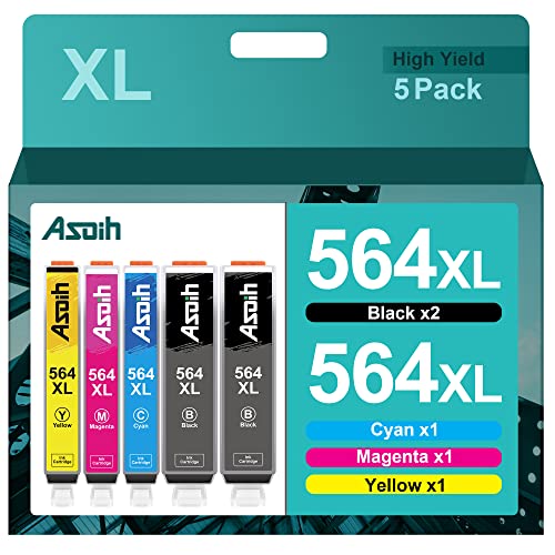 HP 564XL Ink Cartridges Combo Pack for Various Printers