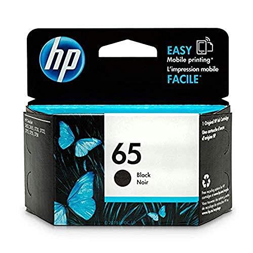 HP 65 Black Ink Cartridge - Reliable and Eco-Friendly