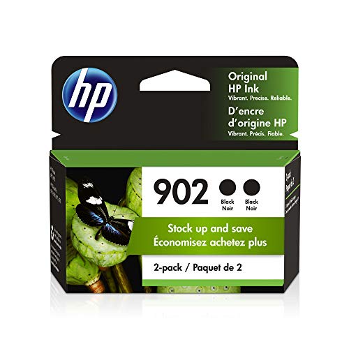 HP 902 | 2 Ink Cartridges | Black
