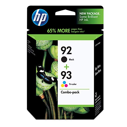 HP 92 | 2 Ink Cartridges | Black, Tri-color