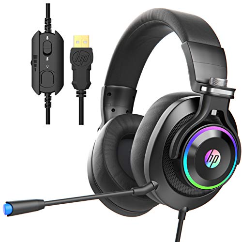 HP Gaming Headset with Microphone and RGB Lighting