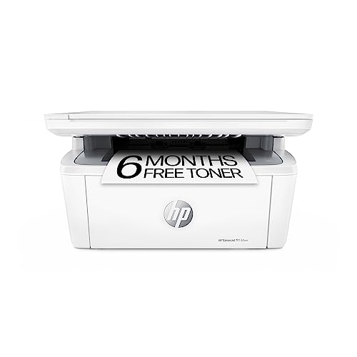 HP LaserJet MFP M140we All-in-One Wireless Black & White Printer with HP+ and Bonus 6 Months Instant Ink (7MD72E)