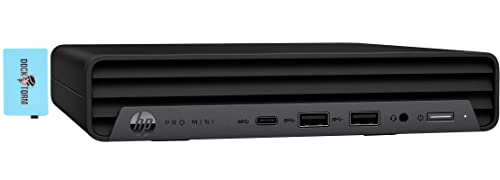 HP Pro Mini 400 G9 Business Mini Desktop Computer (Intel i5-12500T 6-Core 2.00GHz, 8GB RAM, 256GB SSD, Intel UHD 770, WiFi 6E, BT 5.3, RJ-45, 2 Display Port, Black, Win 10 Pro) w/Dockztorm Dock