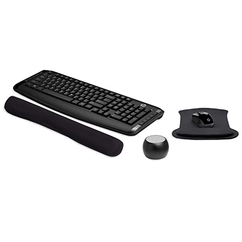 HP Wireless Keyboard & Mouse 300 Bundle with Boost Bluetooth Speaker