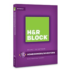 H&R Block Tax Software Deluxe 2016