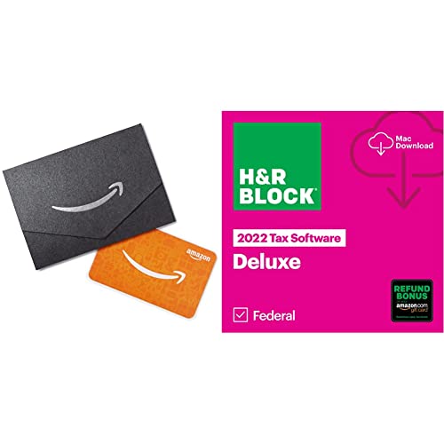 H&R Block Tax Software Deluxe 2022 with Refund Bonus