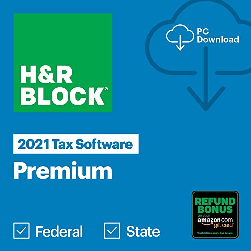 H&R Block Tax Software Premium 2021