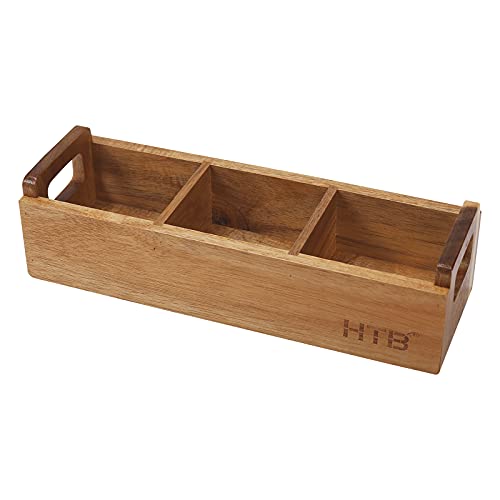 HTB Small Tea Bag Box Wooden - Perfect Tea Organization