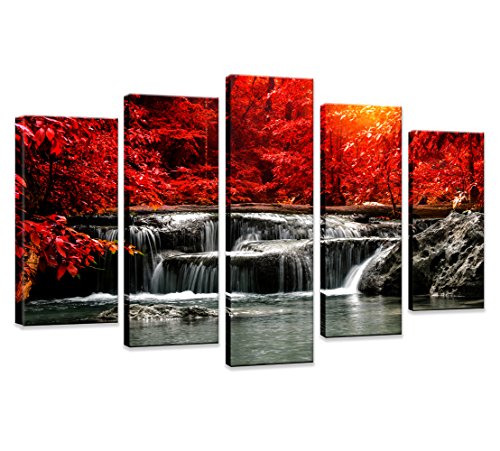 HUADAOART Canvas Prints 5 Piece Wall Art Home Decoration Painting